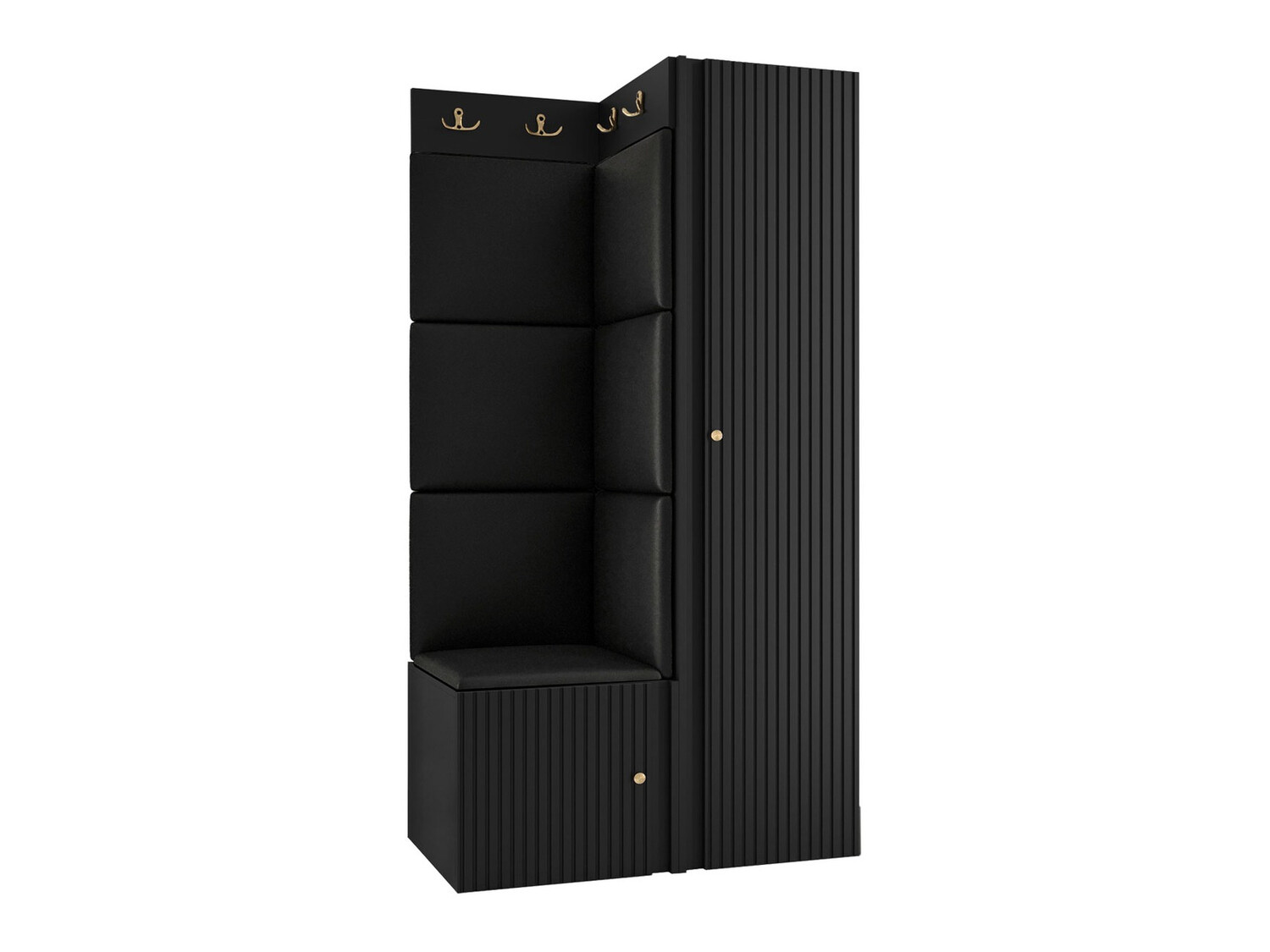 Conjunto para recibidor Hartford 390 (Cuero ecológico Soft 011)