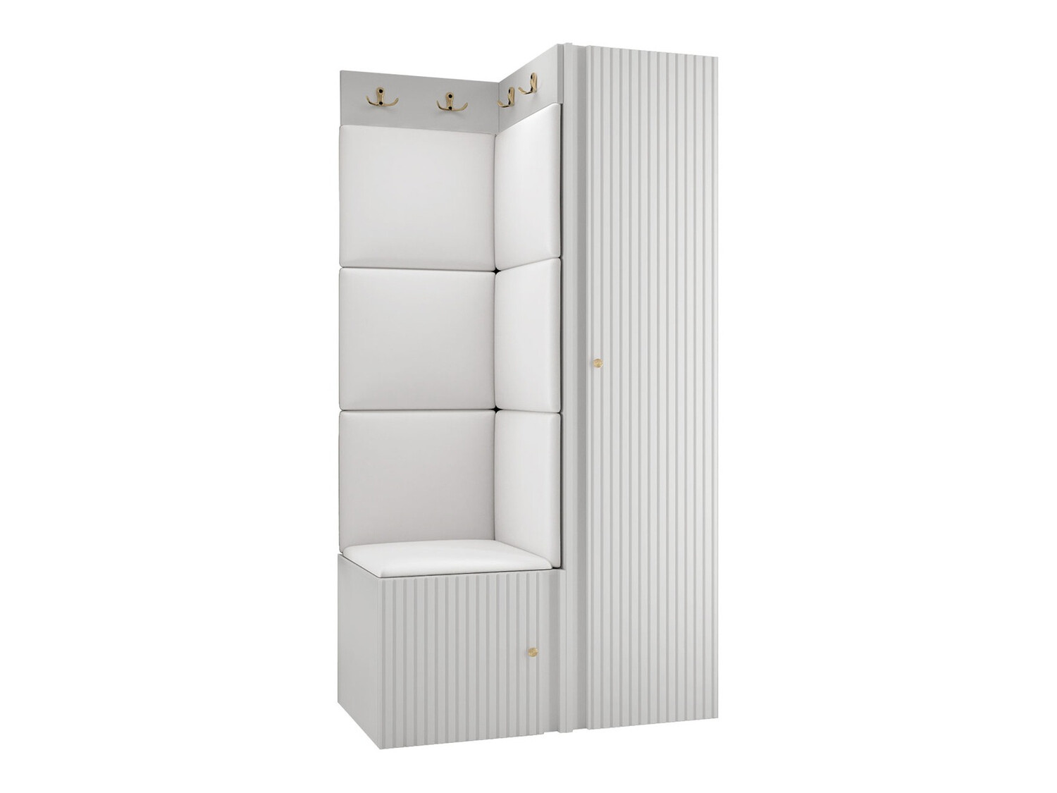 Conjunto para recibidor Hartford 390 (Cuero ecológico Soft 017)