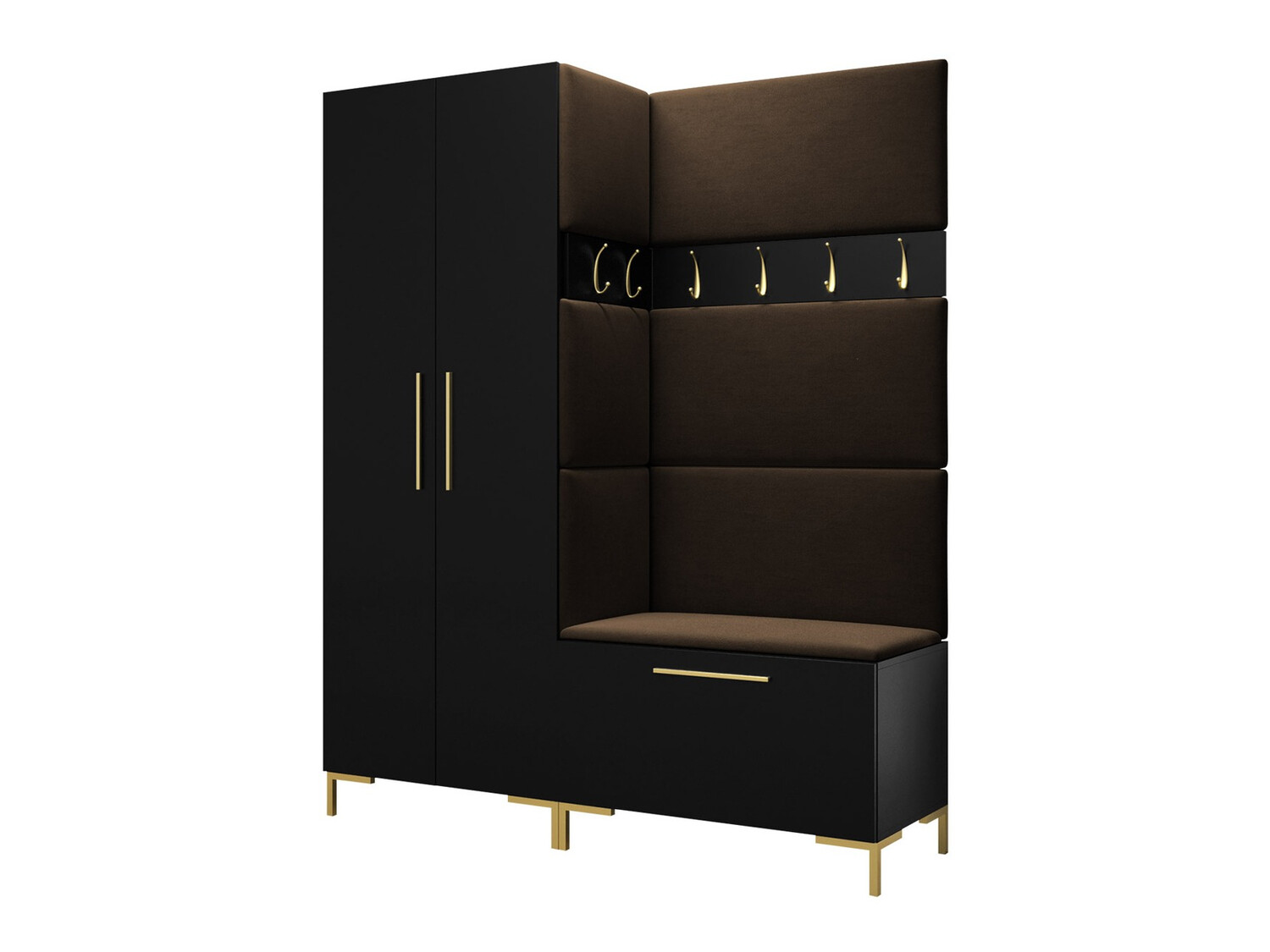 Conjunto para recibidor Nomal I (Negro)