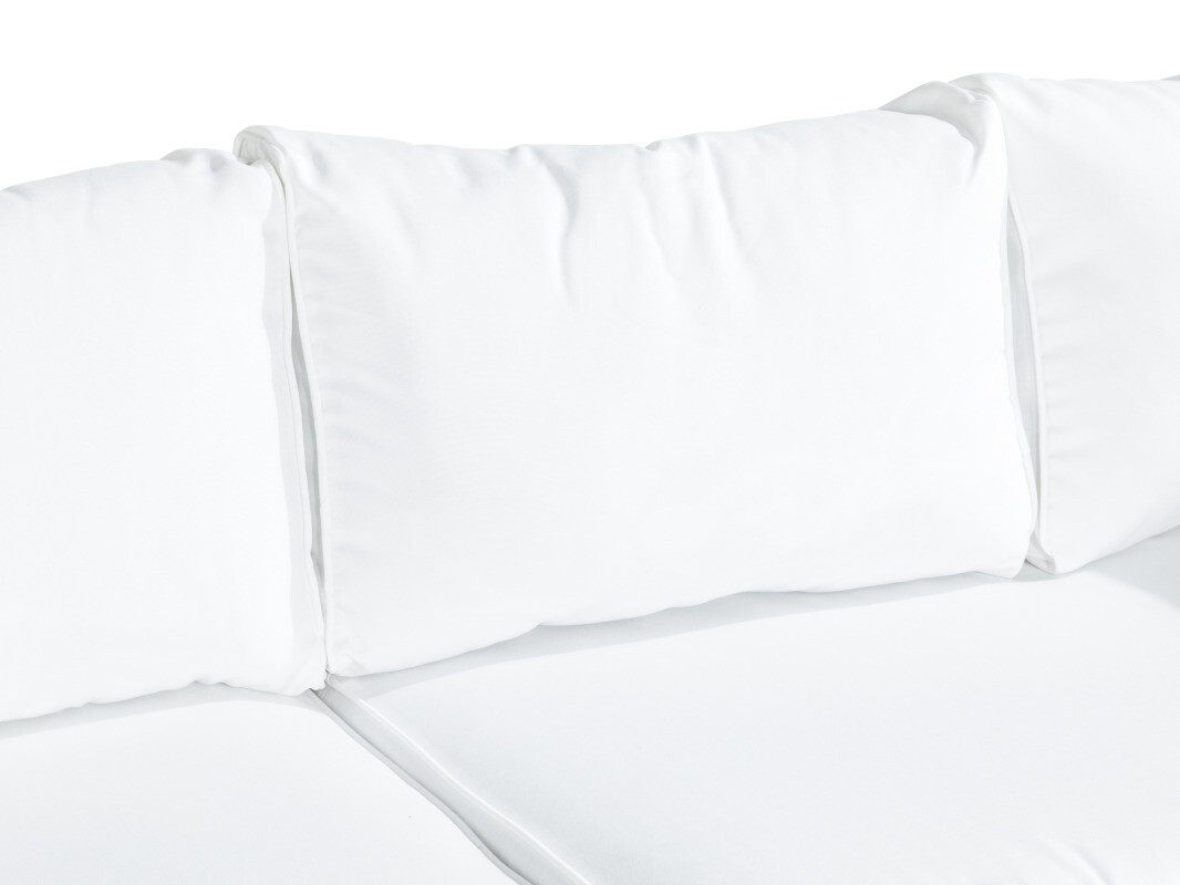 Conjunto de muebles de exterior Comfort Garden 1424 (Negro + Blanco)