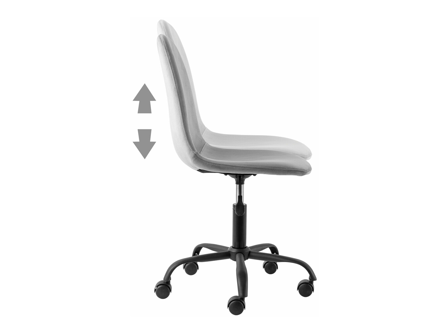 Silla de oficina Tulsa 564 (Gris claro)