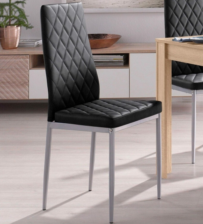 Conjunto de mesas y sillas para comedor Tulsa 568 (Negro)