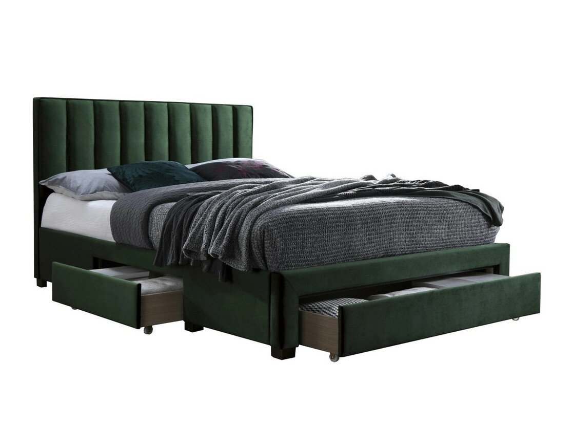 Cama Houston Fides (Verde oscuro)