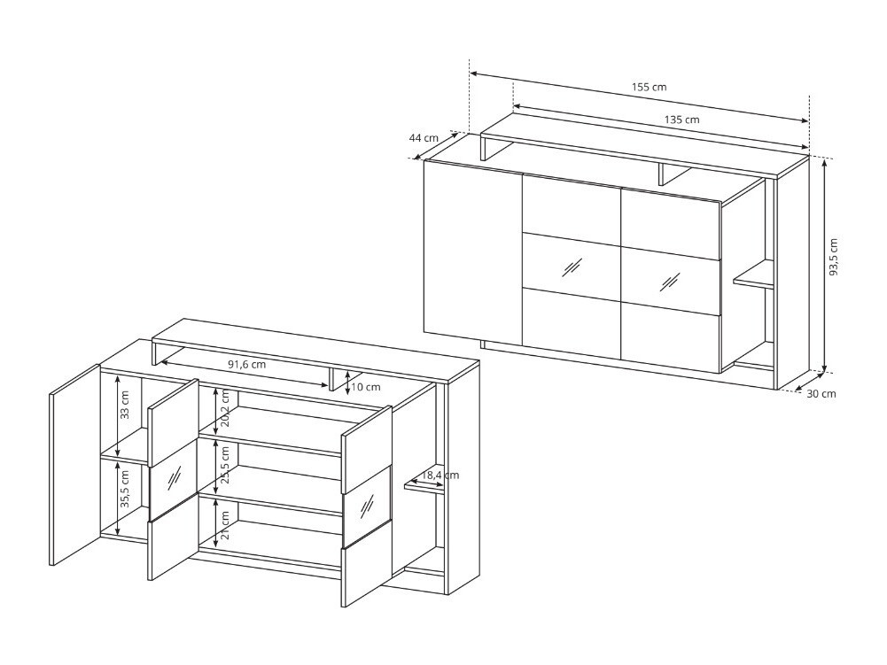 Aparador Dorsono 100