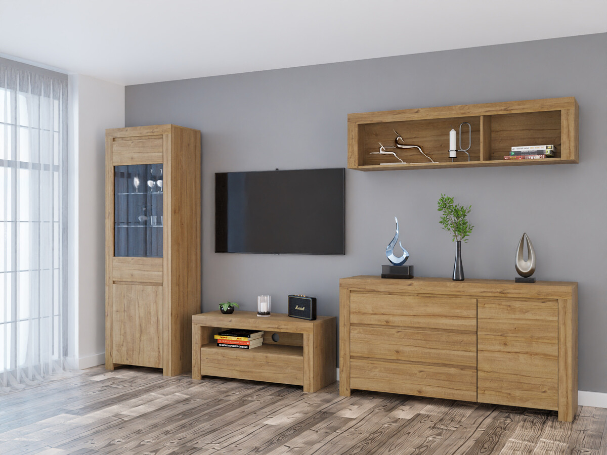 Conjunto de salón Sonsoru 144 (Roble)