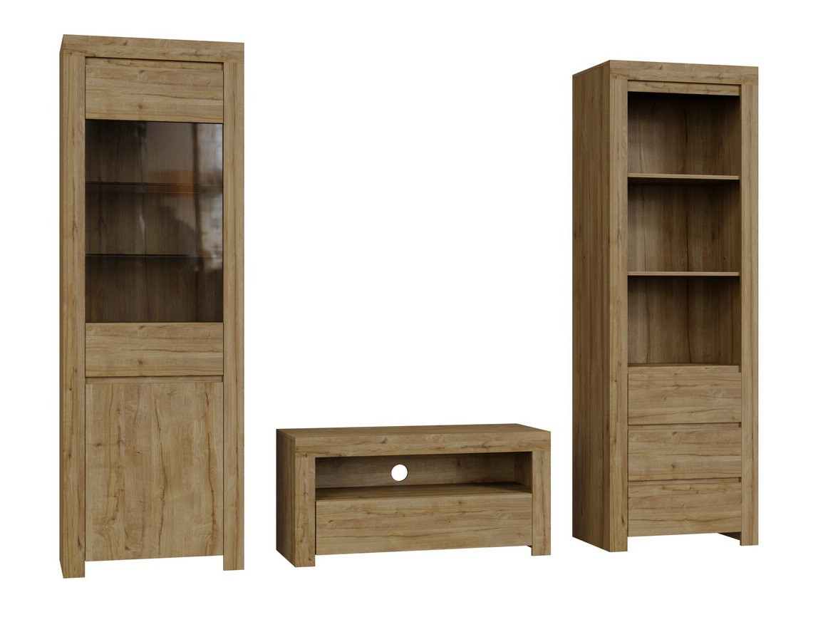 Conjunto de salón Sonsoru 145 (Roble)