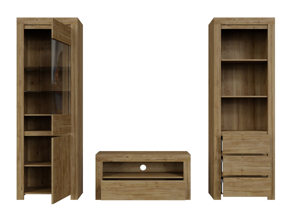 Conjunto de salón Sonsoru 145 (Roble)