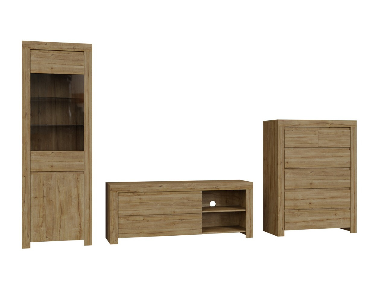 Conjunto de salón Sonsoru 149 (Roble)