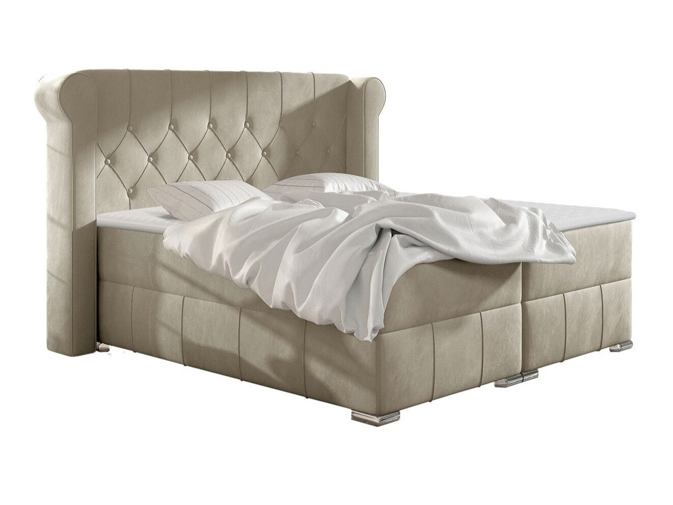 Cama continental Baltimore 132 (Magic Velvet 2201)