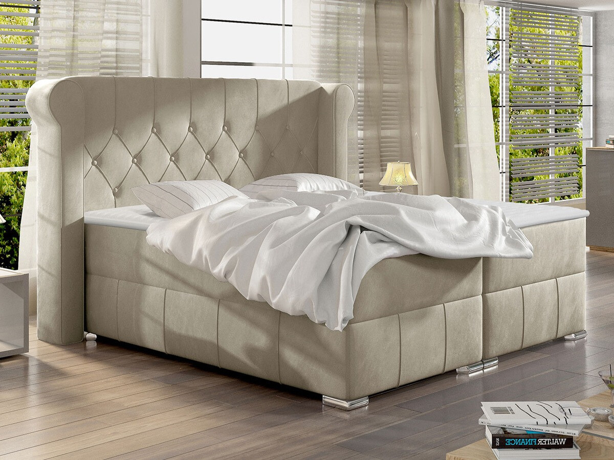 Cama continental Baltimore 132 (Magic Velvet 2201)