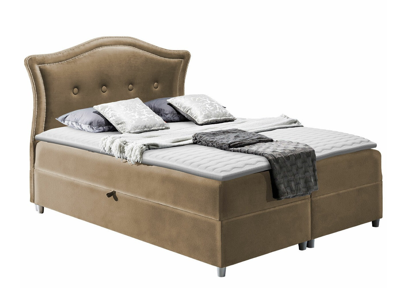 Cama continental Baltimore 135 (Magic Velvet 2206)