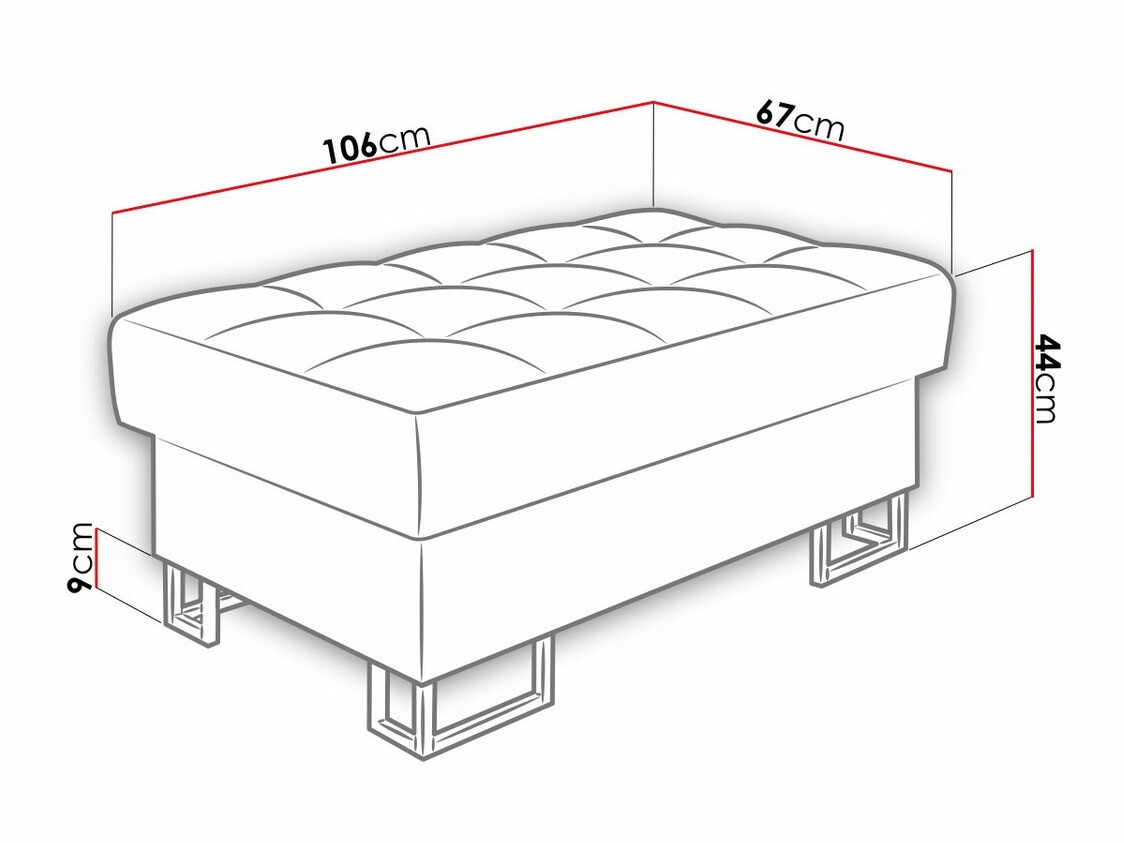 Banco acolchado Comfivo 237 (Uttario Velvet 2959)