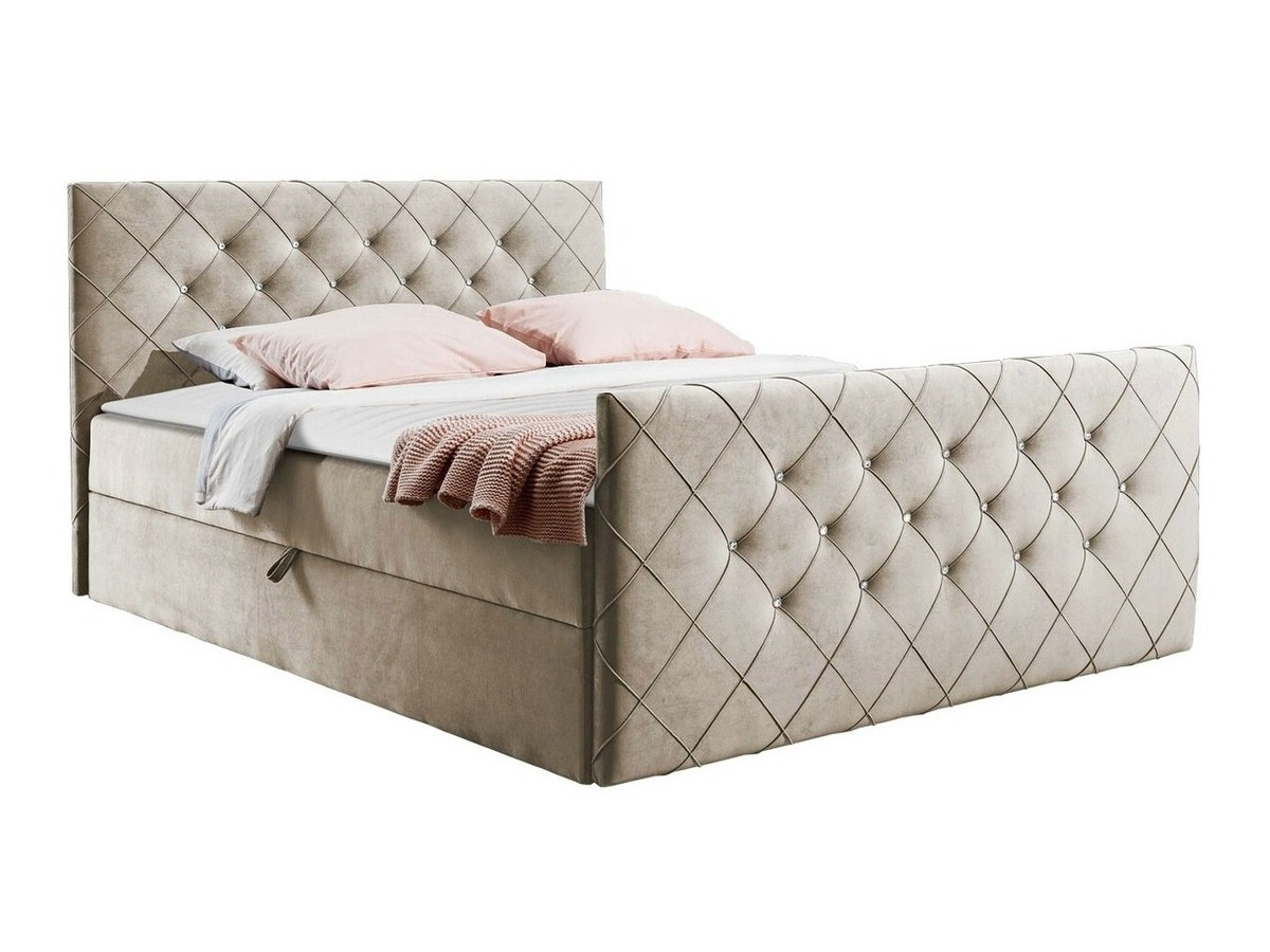Cama continental Baltimore 158 (Amor Velvet 4303)