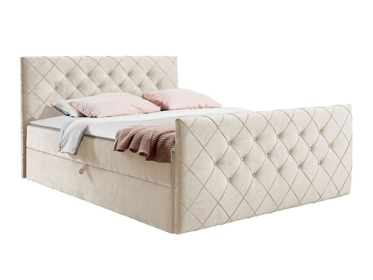 Cama continental Baltimore 158 (Amor Velvet 4304)