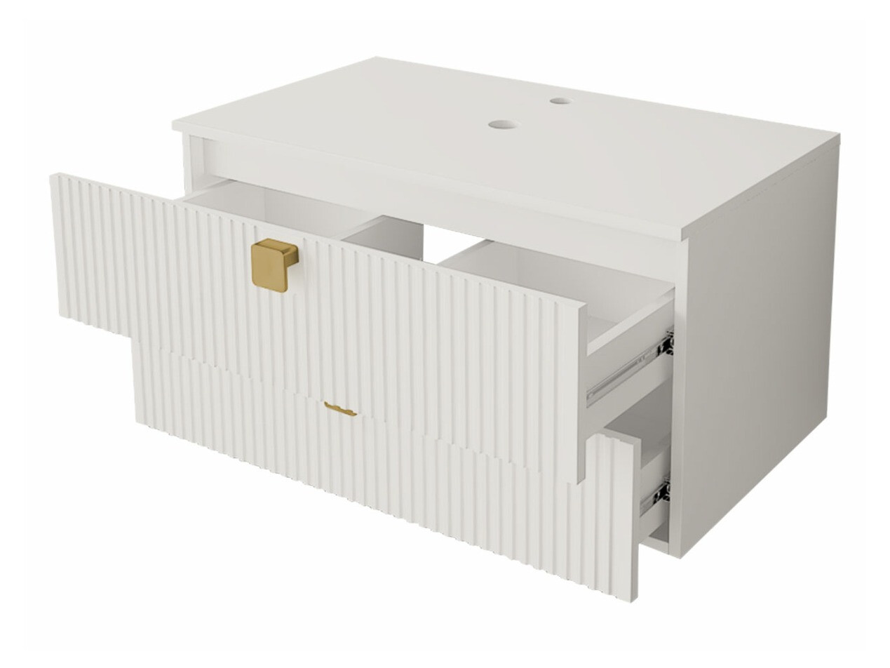 Conjunto de mueble de baño Orlvera 105 (Blanco)