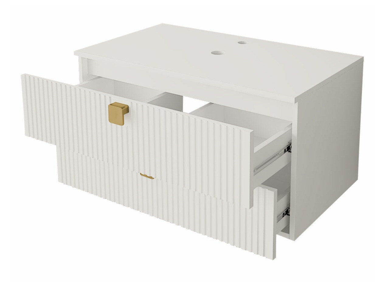 Conjunto de mueble de baño Panium I (Blanco)