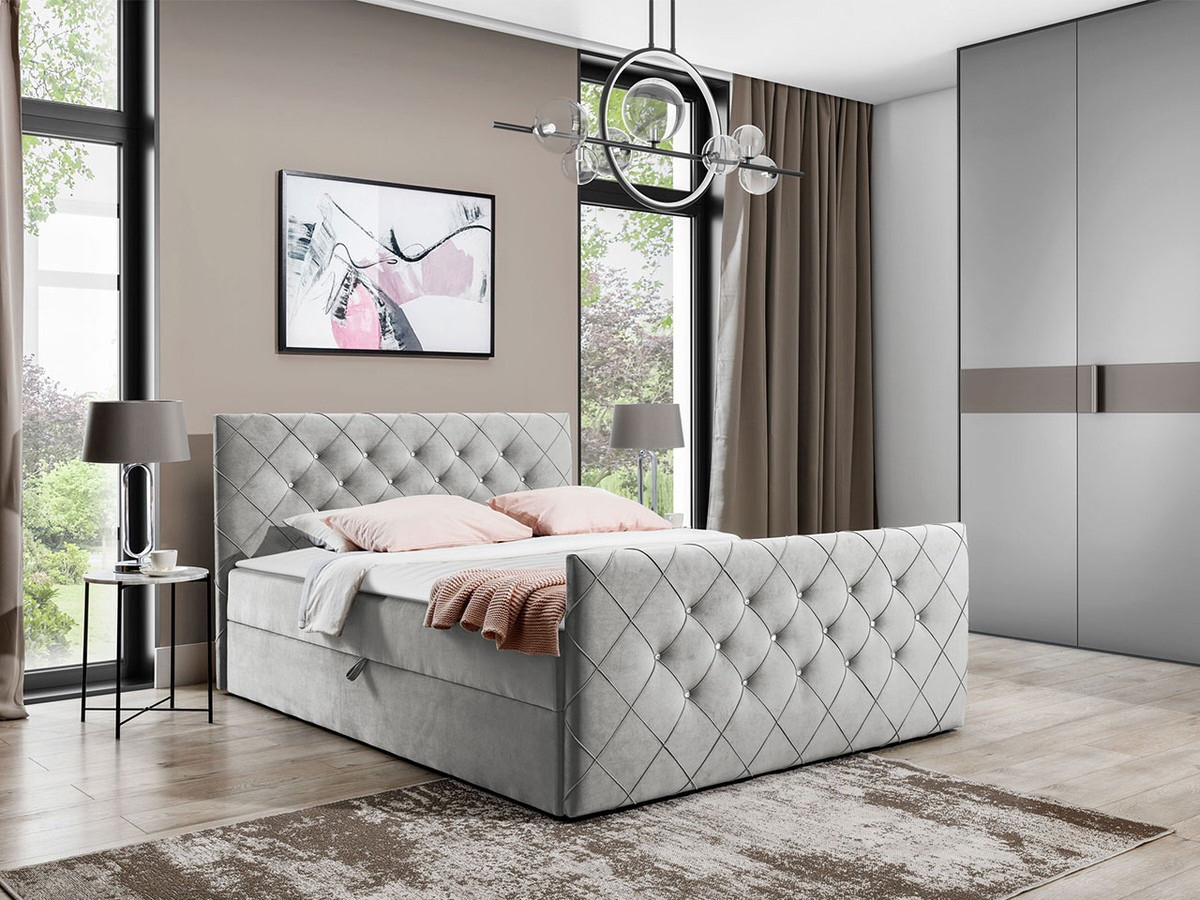 Cama continental Baltimore 158 (Amor Velvet 4318)
