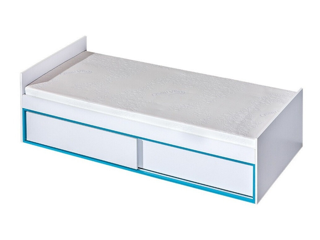Cama Lorlare 114 (Blanco + Turquesa)
