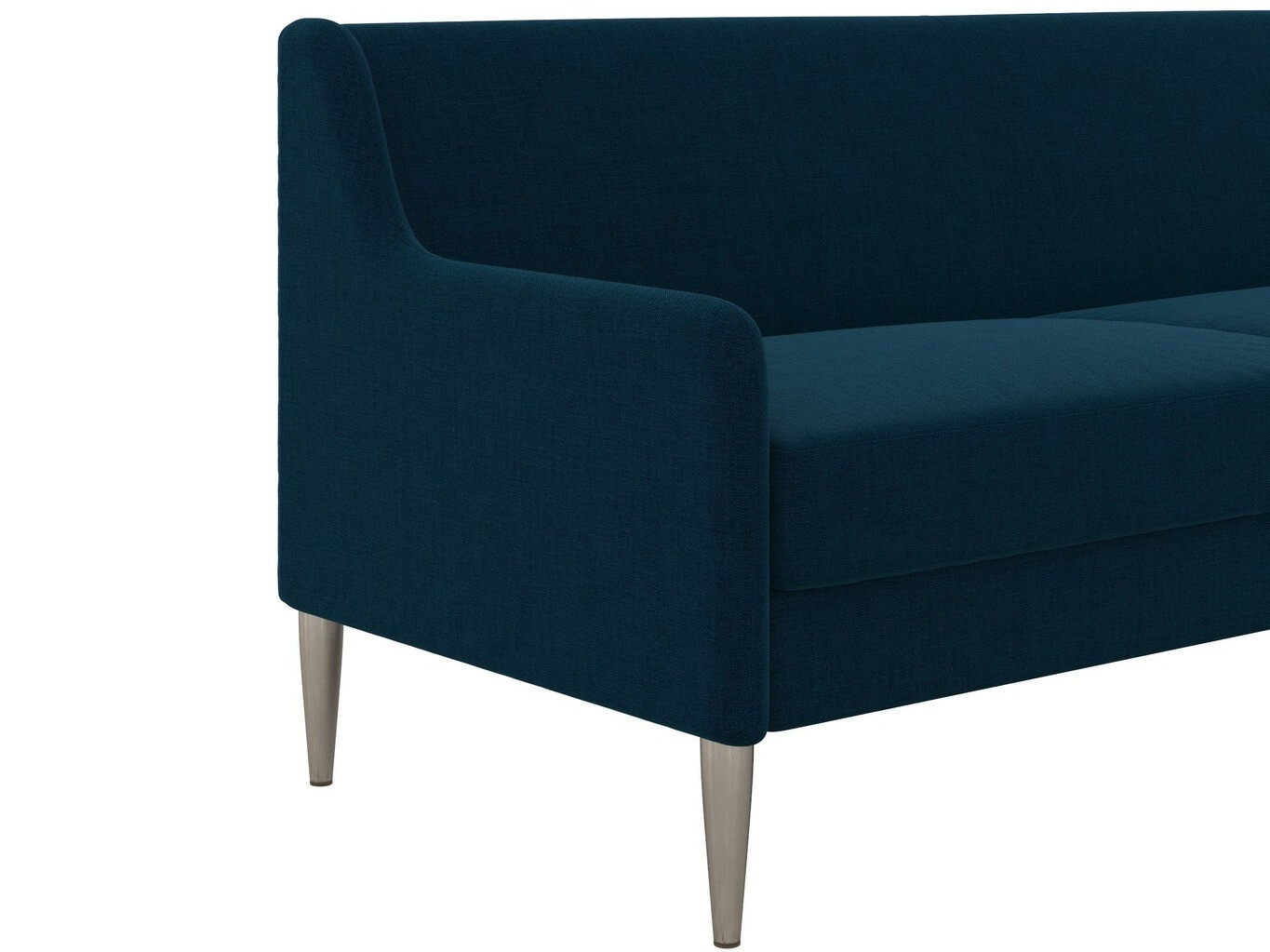 Sofá CosmoLiving by Cosmopolitan 124 (Azul + Plata)