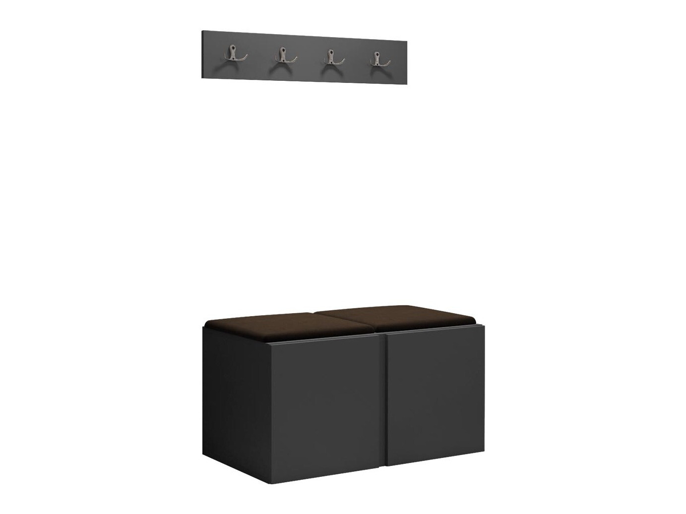 Conjunto para recibidor Hartford 275 (Grafito)