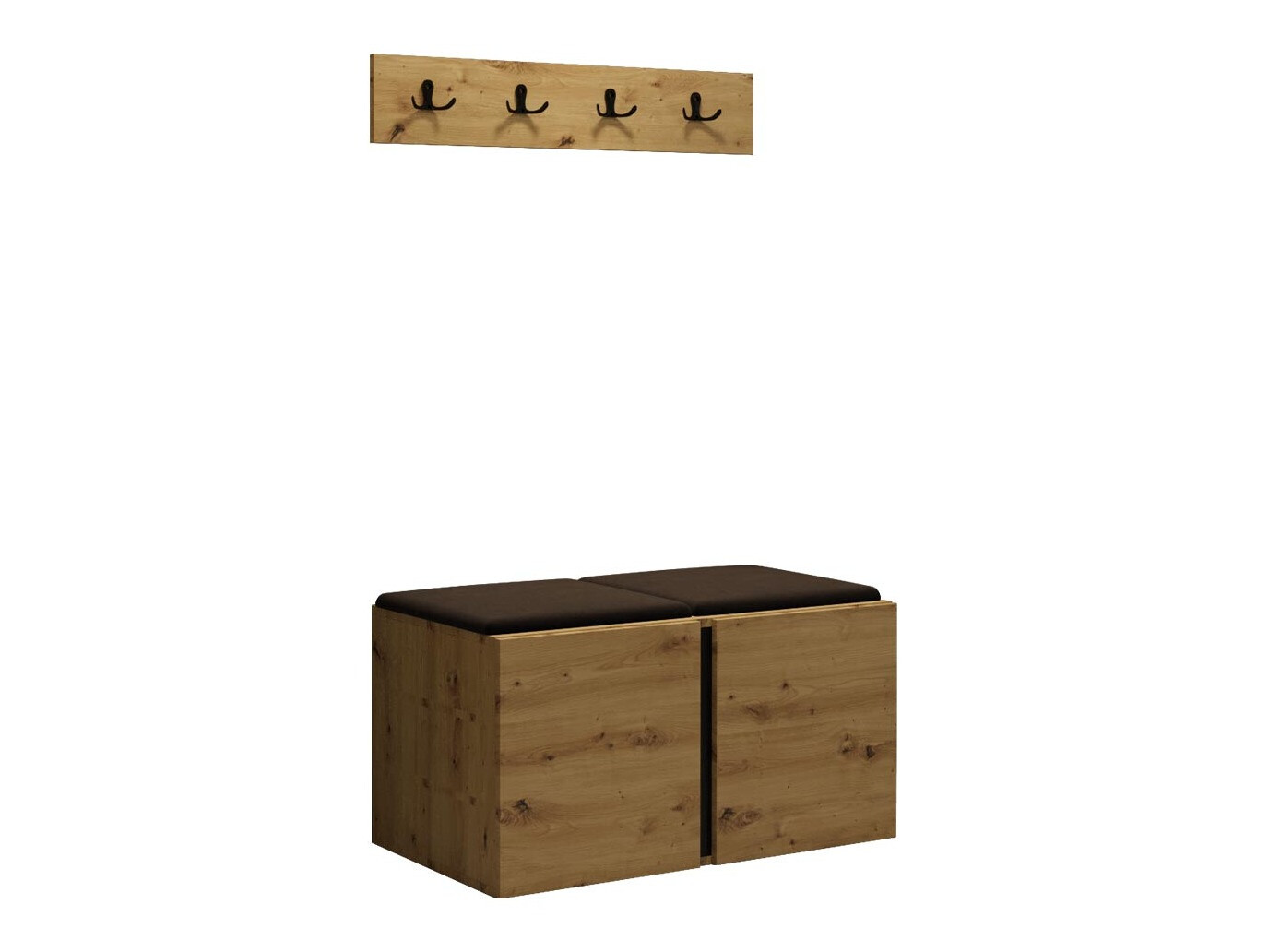 Conjunto para recibidor Hartford 275 (Roble Artisan)