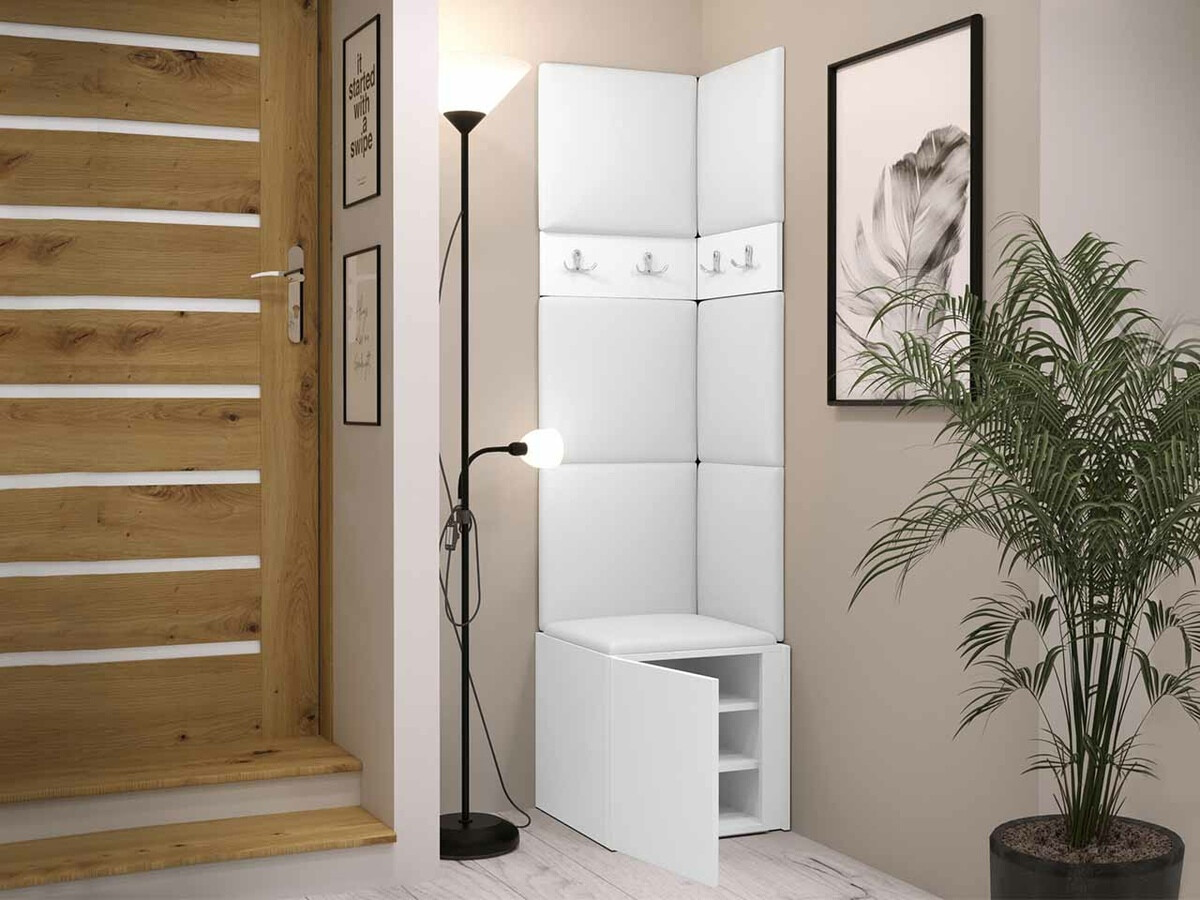 Conjunto para recibidor Hartford 347 (Roble Artisan + Negro)