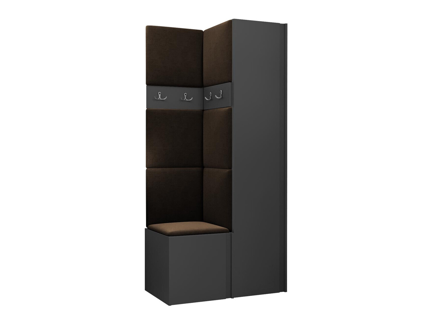 Conjunto para recibidor Pinis XXIV (Grafito)