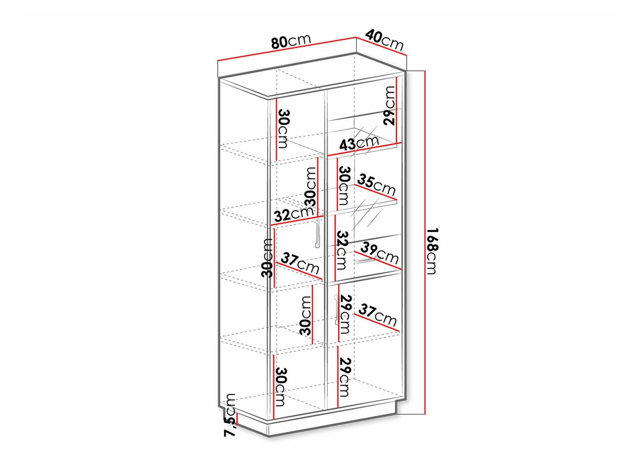 Estantería Omaha T119 (Roble claro)