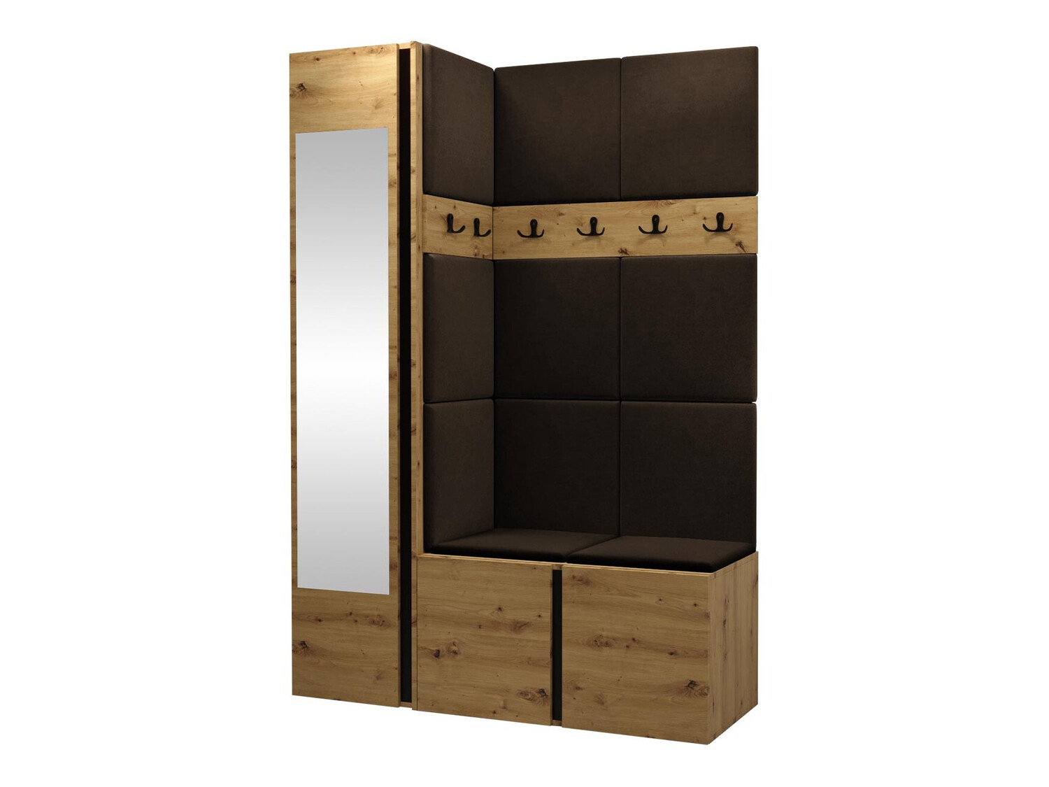 Conjunto para recibidor Hartford 277 (Roble Artisan)