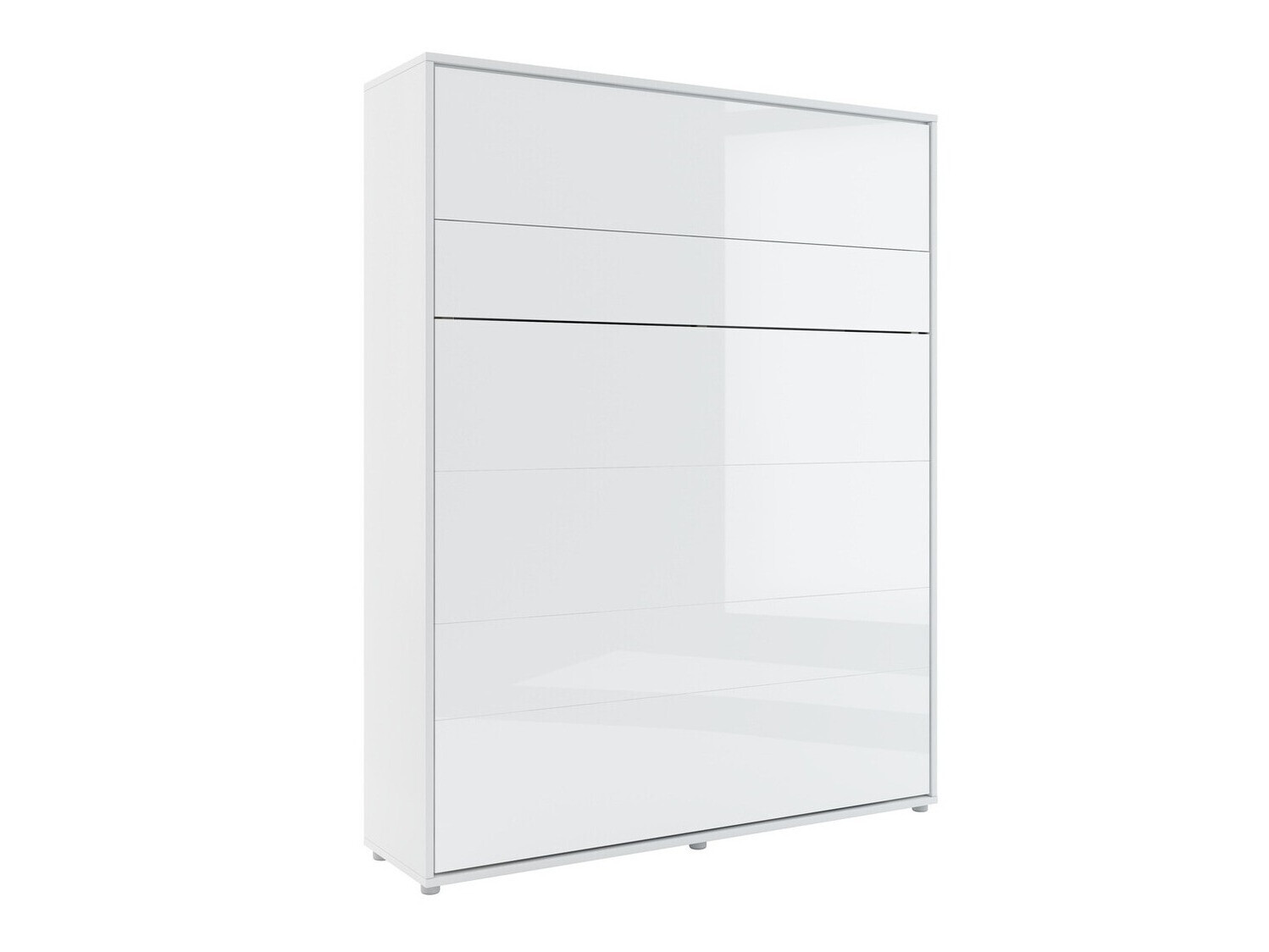 Cama plegable Concept Pro Lenart (Blanco + Blanco brillante)