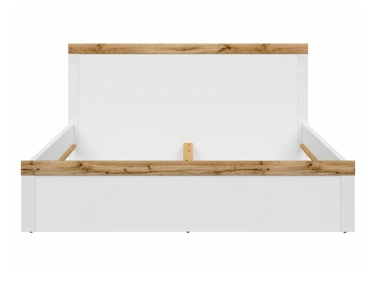 Cama Sonsoru 115 (Blanco + Blanco brillante + Roble wotan)