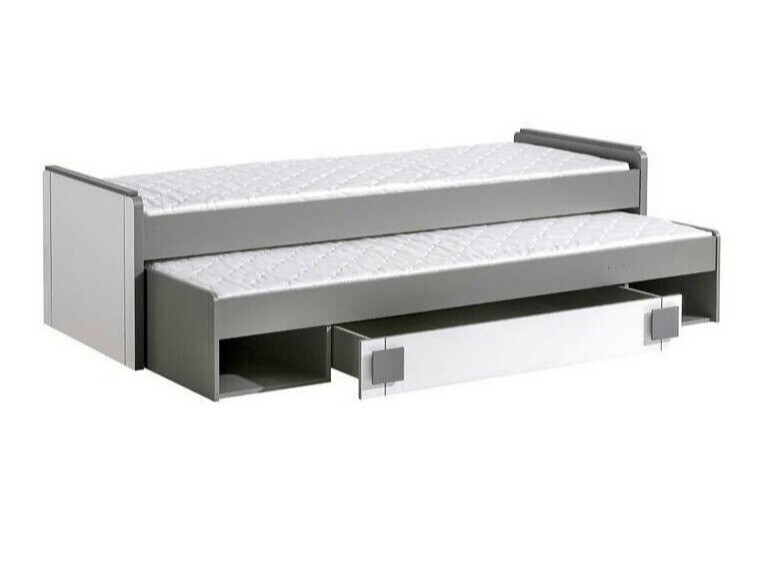 Cama Elmenou 115 (Blanco + Antracita)