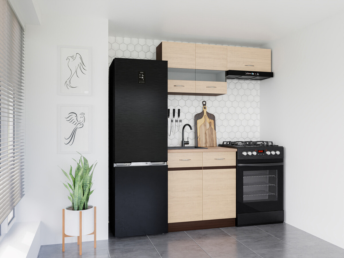 Conjunto de cocina modular Eli Light 116
