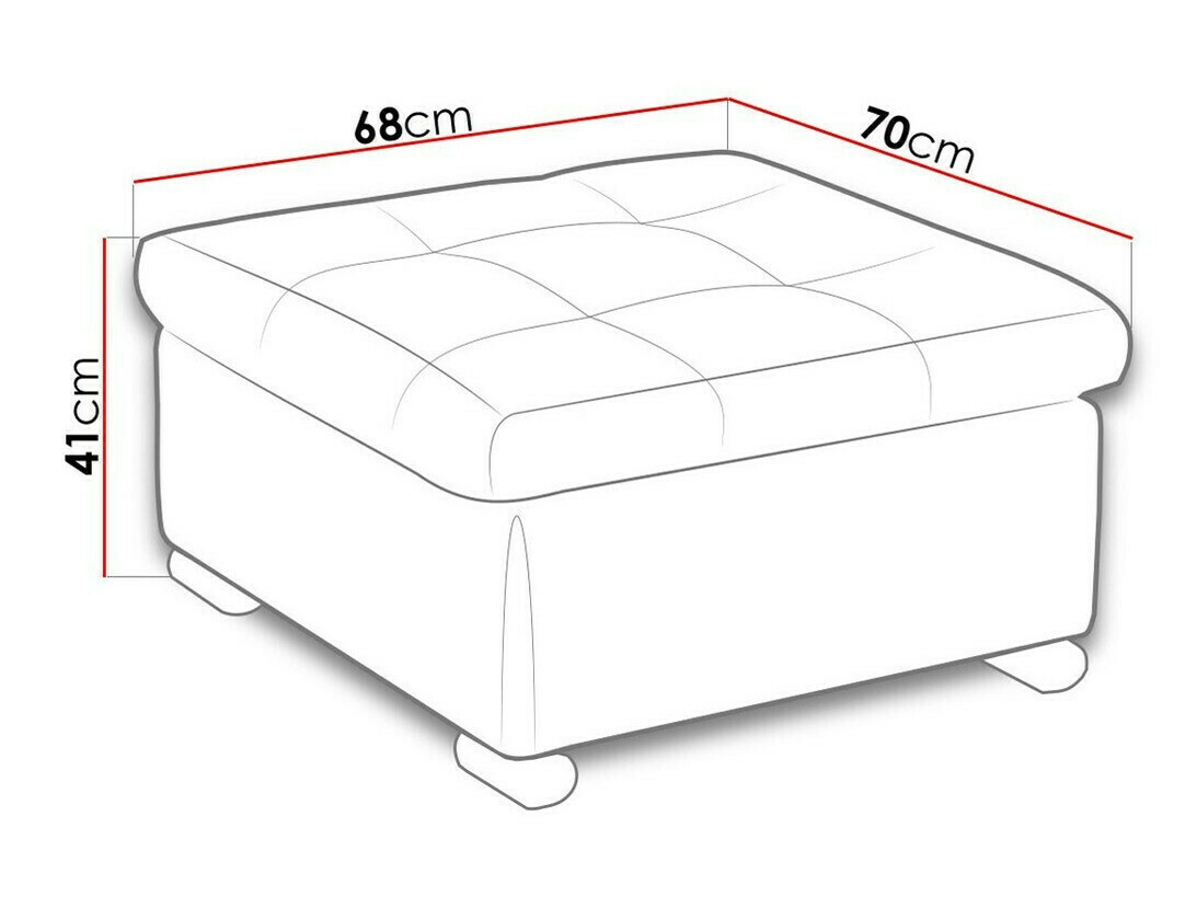 Conjunto de muebles tapizado Comfivo 216 (Soft 017 + Lawa 05)