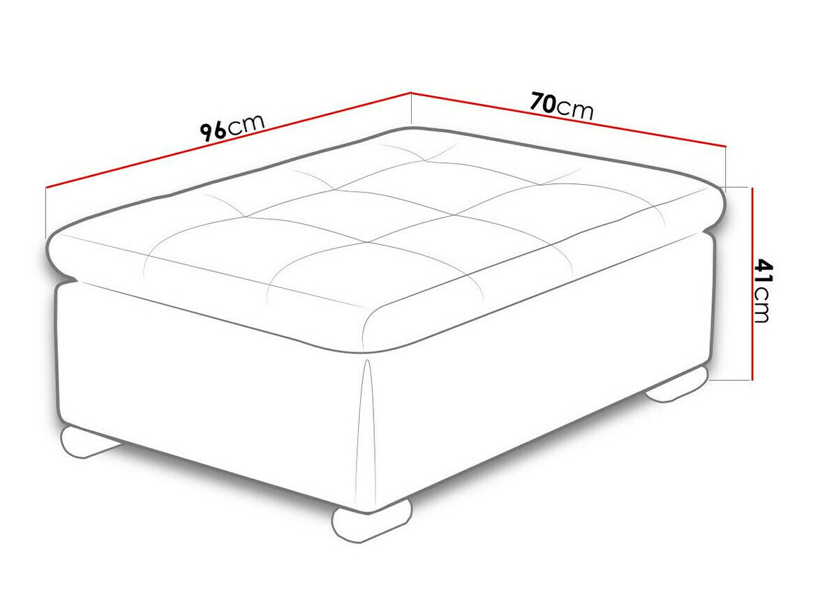 Conjunto de muebles tapizado Comfivo Gemma (Soft 017 + Lawa 05)