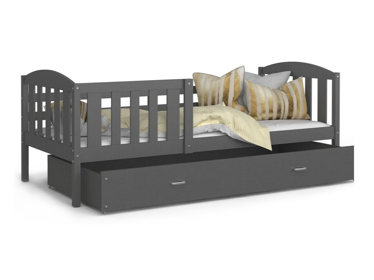 Cama Aurora 126 (Gris)