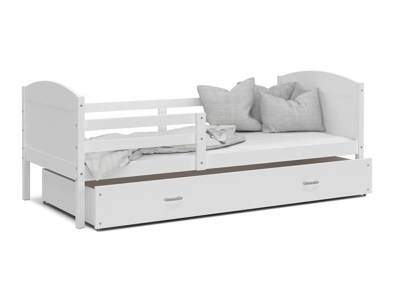 Cama Aurora 128 (Blanco)