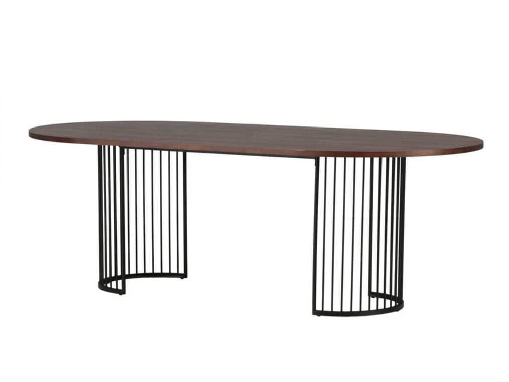 Mesa Dallas 3276 (Nuez + Negro)