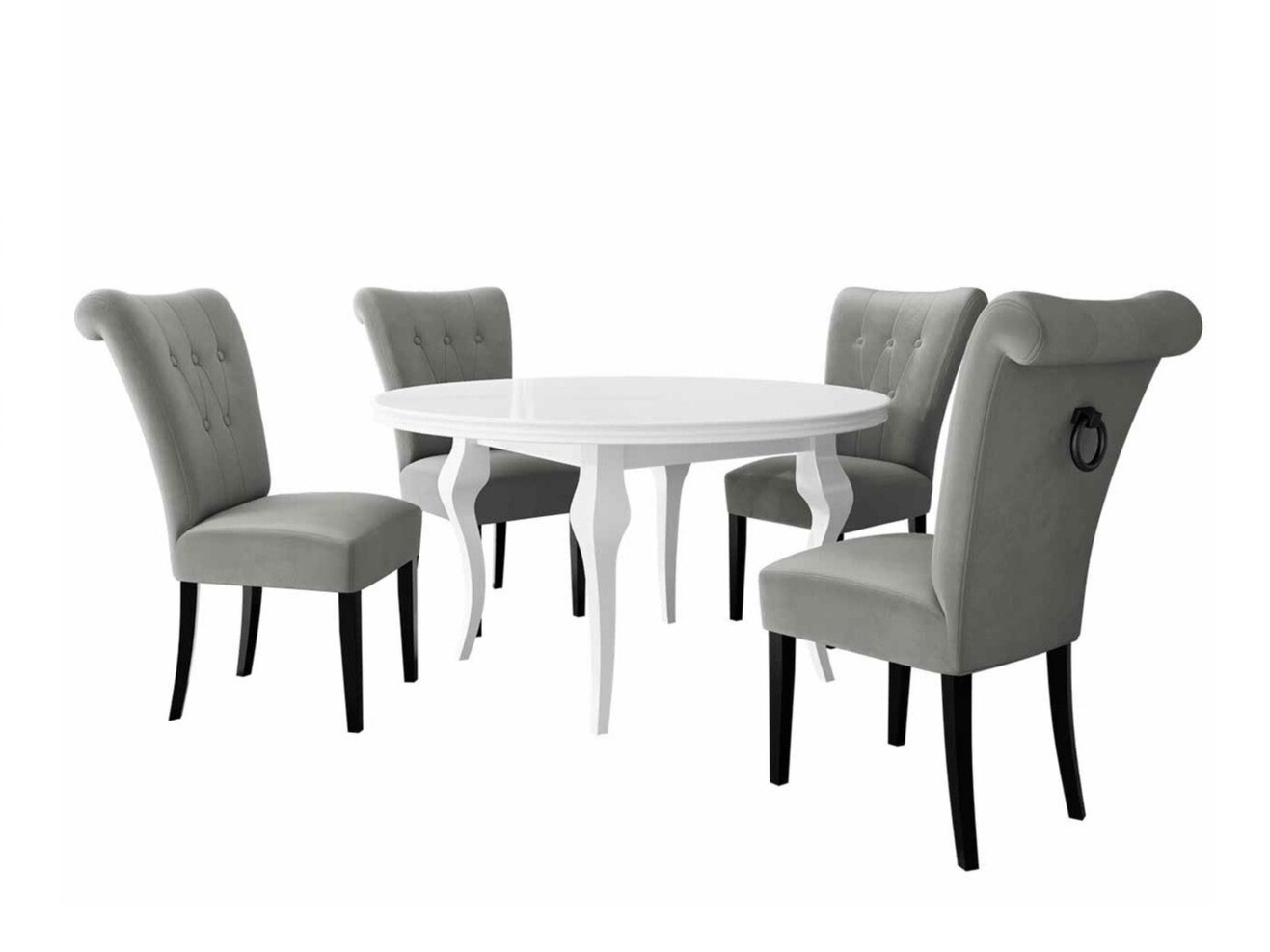 Conjunto de comedor Racine 143 (Negro)