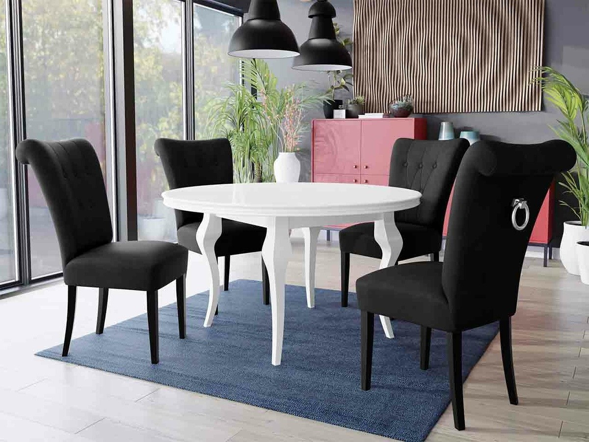 Conjunto de comedor Racine 143 (Plata)