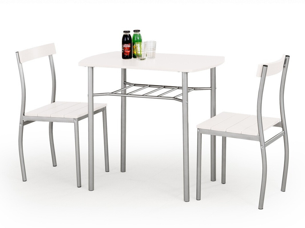 Conjunto de mesas y sillas para comedor Houston 127 (Blanco)