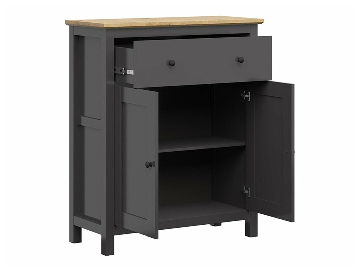 Cómoda Sordoro 126 (Grafito + Roble Artisan)