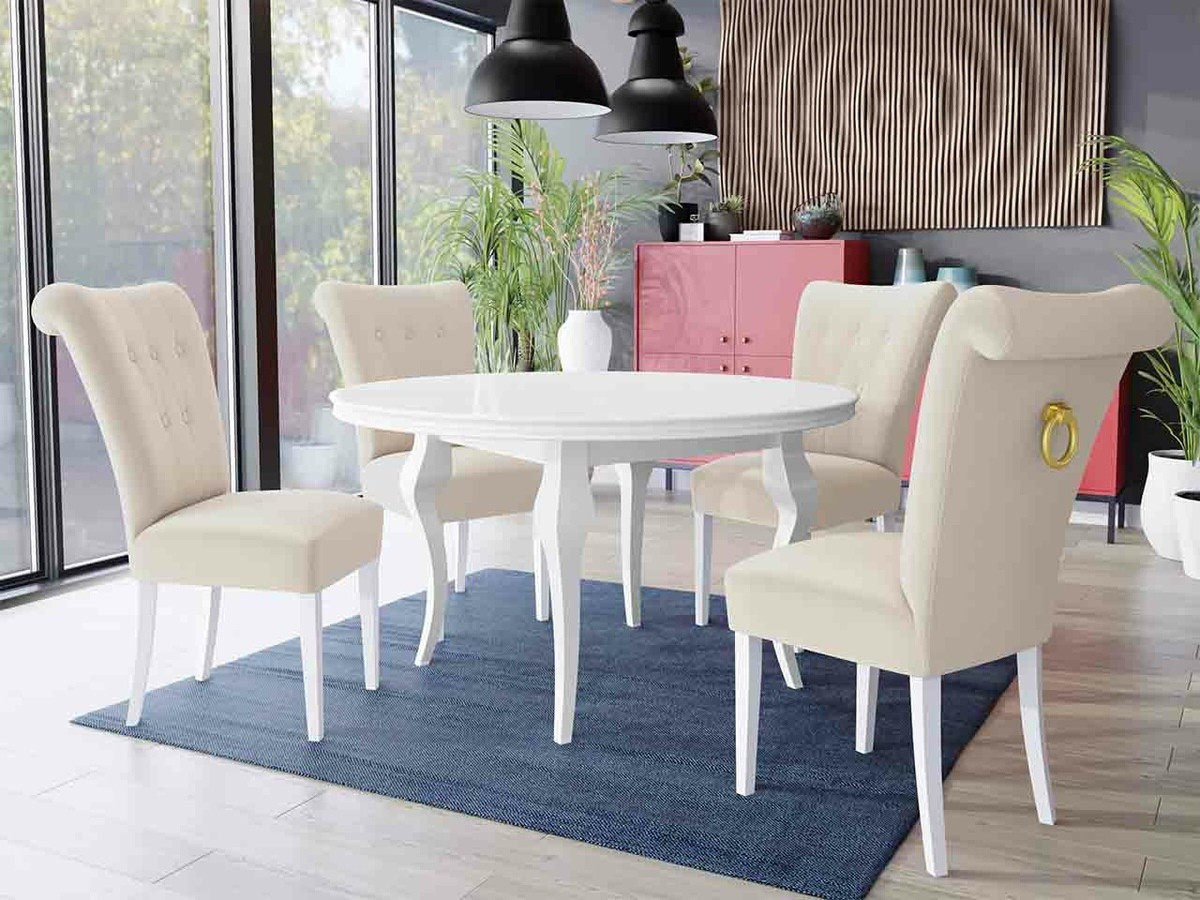 Conjunto de comedor Racine 142 (Dorado)