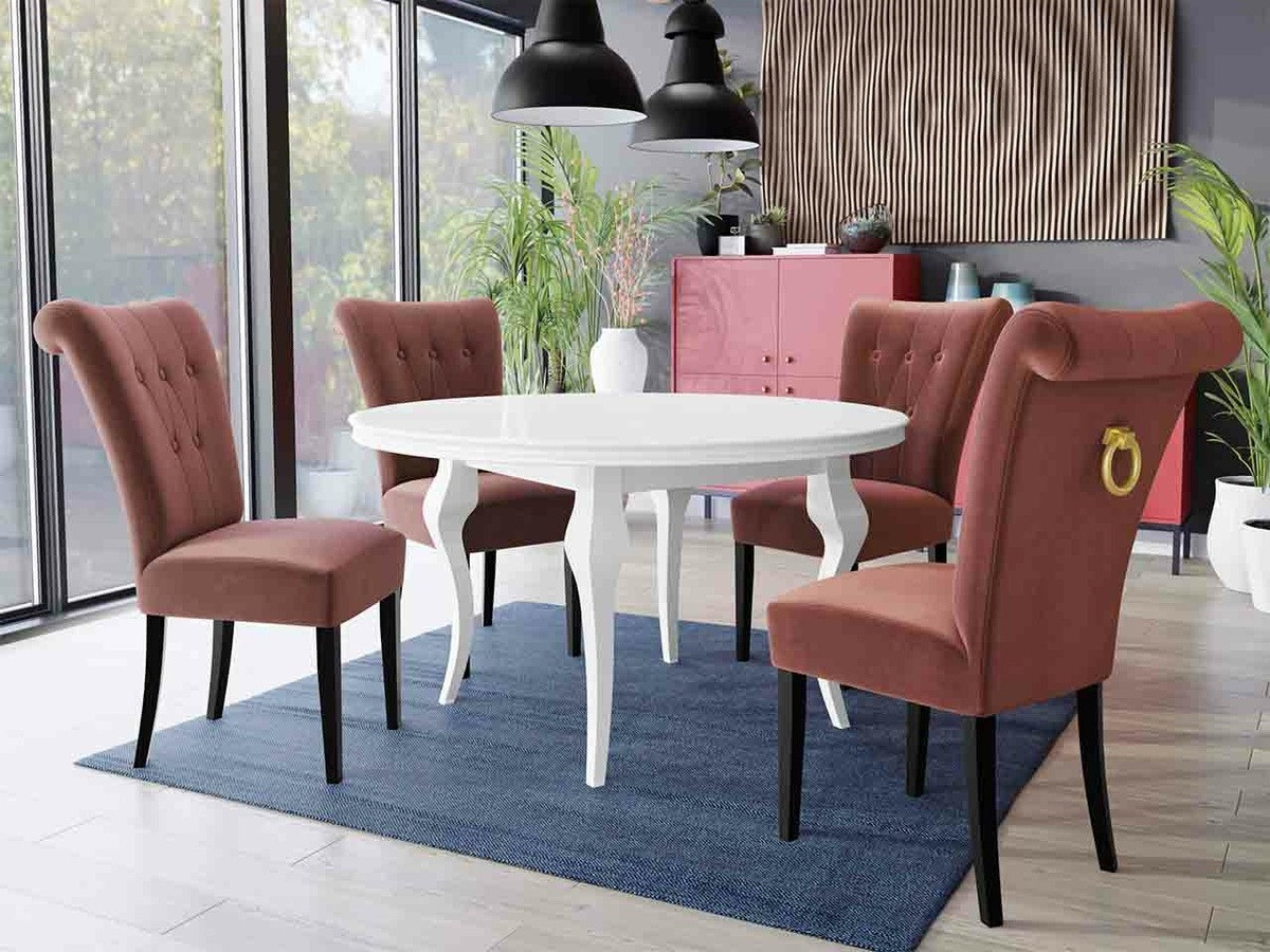 Conjunto de comedor Racine 142 (Dorado)