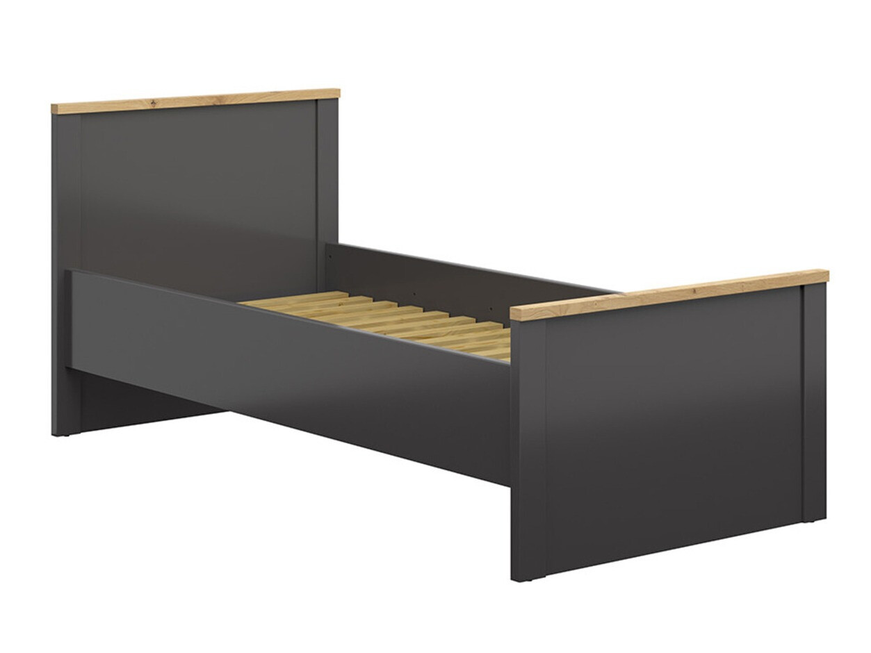 Cama Sordoro 132 (Grafito + Roble Artisan)