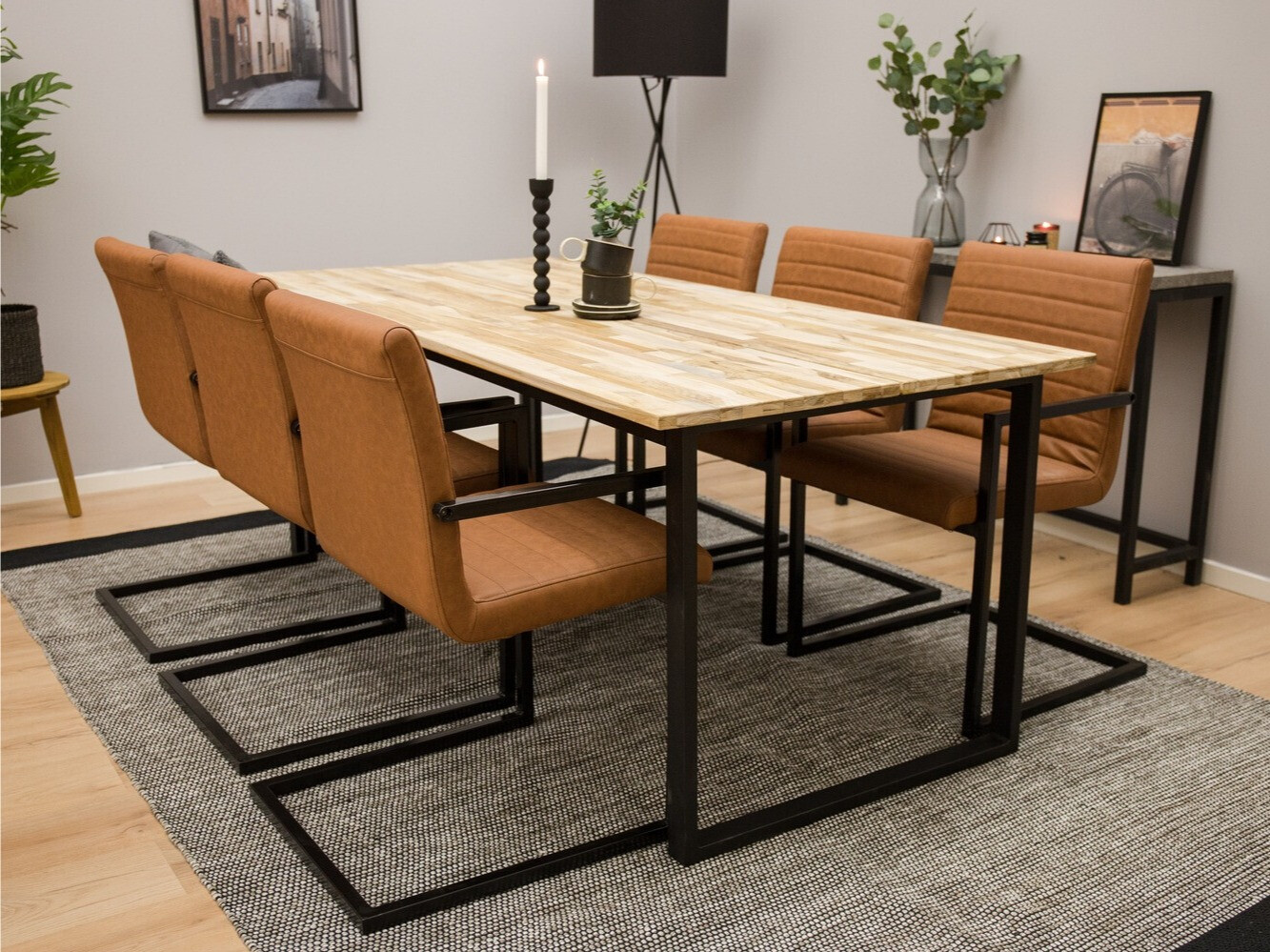 Conjunto de comedor Dallas 1649