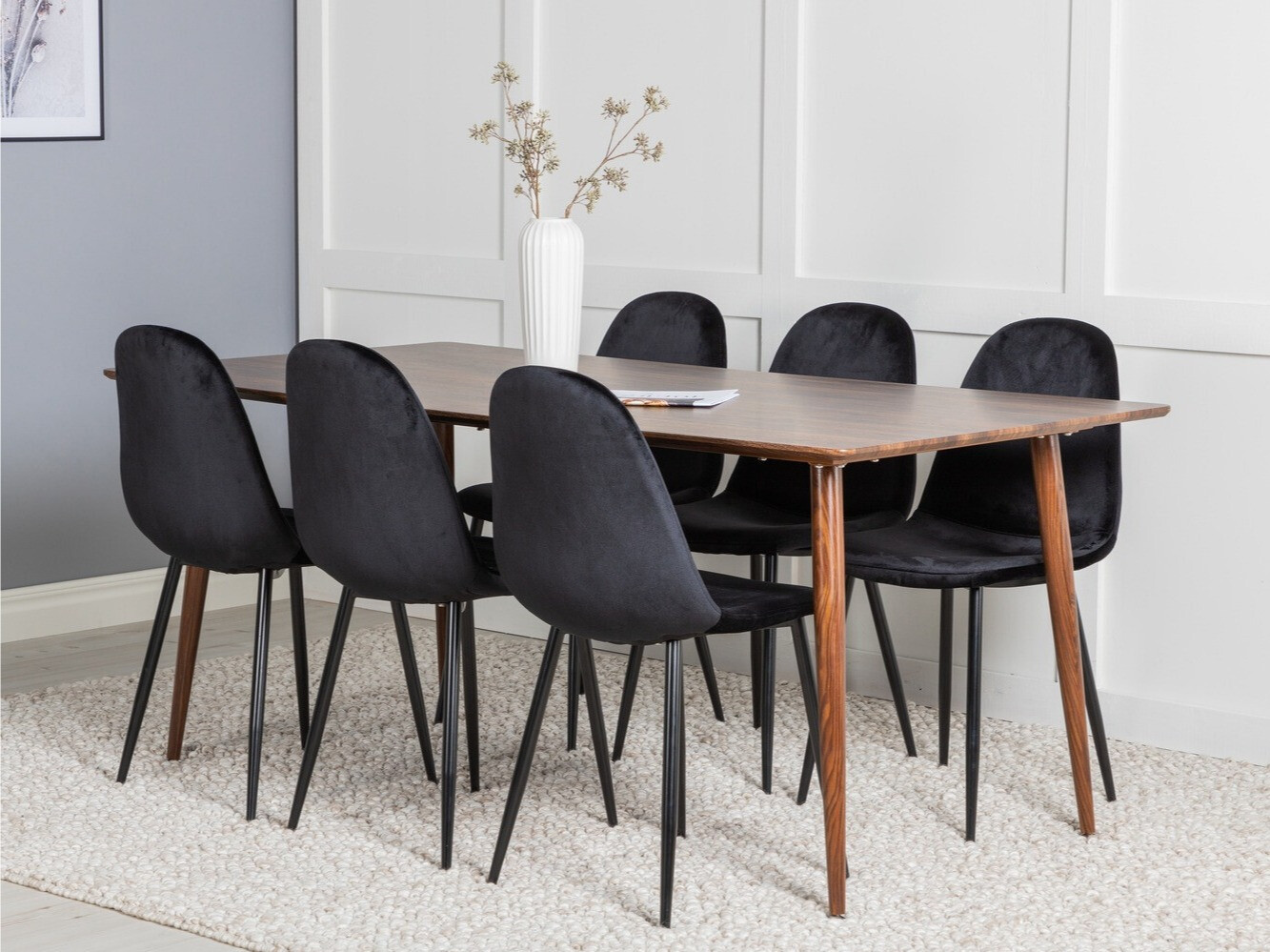 Conjunto de mesas y sillas para comedor Dallas 1791