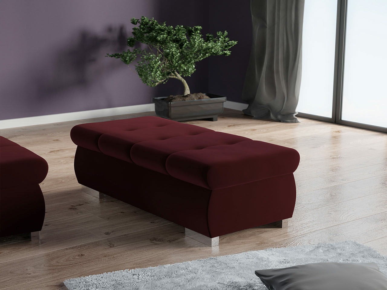 Banco tapizado Comfivo 123 (Venus Velvet 2932)