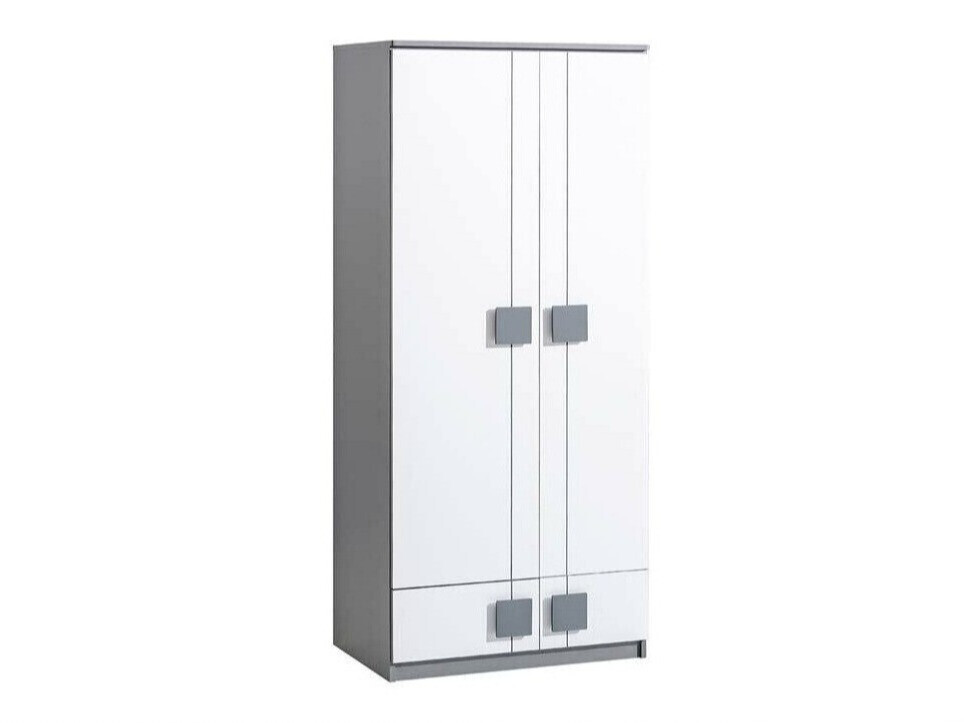 Armario Elmenou 100 (Blanco + Antracita)