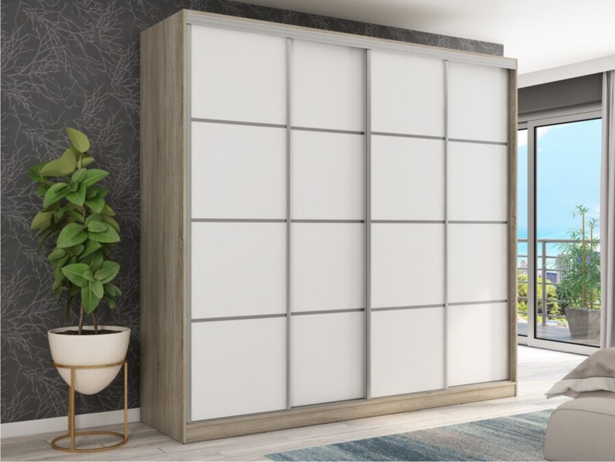 Armario Lexington 149 (Roble Sonoma + Blanco)